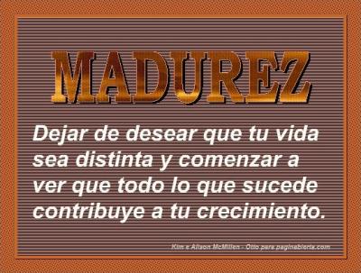 MADUREZ
